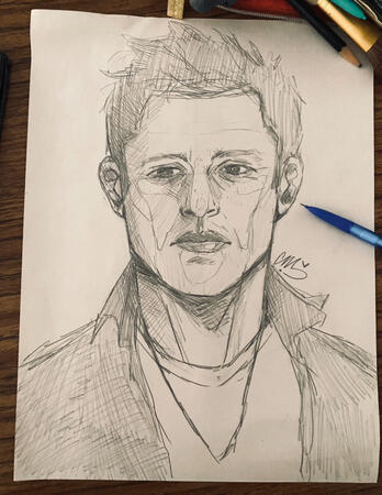 Dean Winchester (sketch)