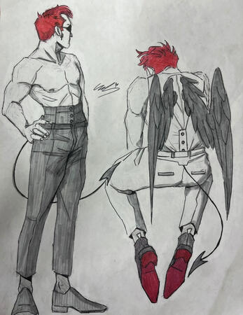 Crowley: Outfit/pose practice