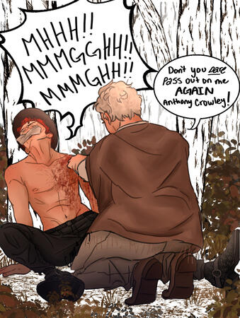 Hurt!Crowley