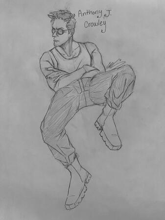 Crowley: outfit/pose practice